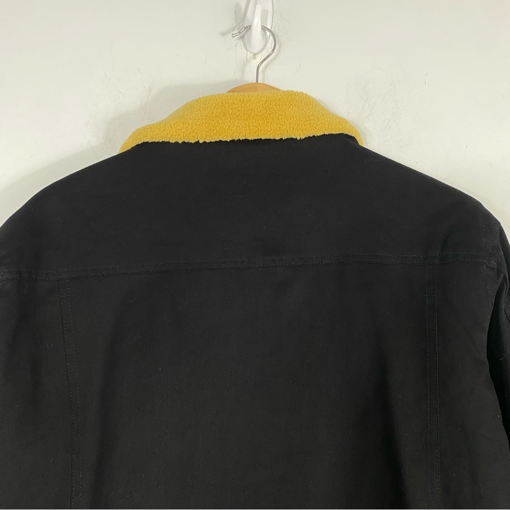 SERREMO Everest Yellow Fleece Lining Black Jacket - Picture 6 of 10